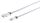 Lade-Sync Kabel USB A Stecker > 8-Pin Stecker Steel silber 1,0m