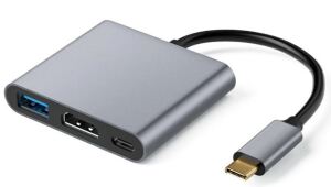 USB-C Dockingstation 3-in-1 HDMI PD Hub