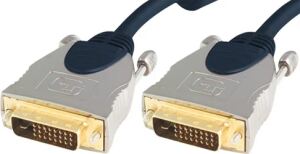 DVI Anschlusskabel DVI-D Stecker > DVI-D Stecker 24+1 Dual-Link schwarz 10,0m