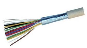 Telefonkabel 8x2x0,6mm² J-Y(ST)Y rund für Unterputzmontage grau 50,0m