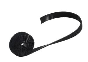 Klettverschlussband 19mm schwarz 1,0m