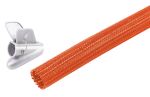 Flex Kabelkanal Set 25mm orange 7,5m
