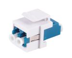 LWL-Keystone Verbinder Duplex LC-LC UPC blau
