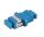 LWL-Verbinder Simplex SC-SC UPC blau