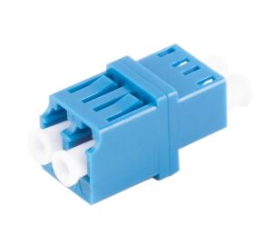 LWL-Verbinder Duplex LC-LC UPC OS2 blau RJ45 Style