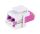 LWL-Keystone Verbinder Duplex LC-LC OM4 violett