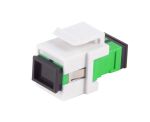 LWL-Keystone Verbinder Simplex SC-SC UPC grün