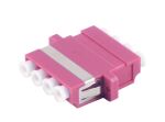 LWL-Verbinder Quad LC-LC OM4 violett