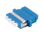 LWL-Verbinder Quad LC-LC UPC blau