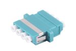LWL-Verbinder Quad LC-LC OM3 aqua