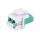 LWL-Keystone Verbinder Duplex LC-LC OM3 aqua