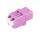 LWL-Verbinder Duplex LC-LC OM4 violett RJ45 Style