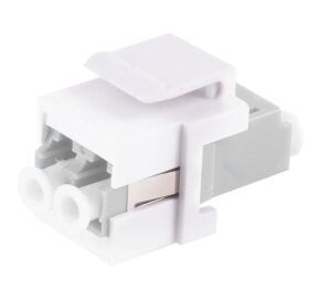 LWL-Keystone Verbinder Duplex LC-LC OM1/OM2 beige