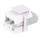 LWL-Keystone Verbinder Duplex LC-LC OM1/OM2 beige