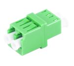 LWL-Verbinder Duplex LC-LC APC OS2 grün RJ45 Style