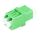 LWL-Verbinder Duplex LC-LC APC OS2 grün RJ45 Style