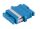 LWL-Verbinder Duplex SC-SC UPC blau