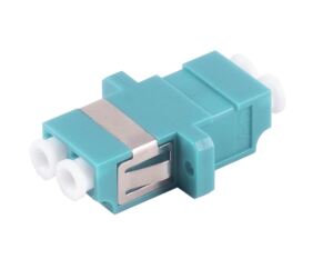 LWL-Verbinder Duplex LC-LC OM3 aqua
