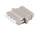 LWL-Verbinder Quad LC-LC OM1/OM2 beige