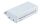 Patchpanel Mini Cat.6A geschirmt 500 MHz 8-Port lichtgrau