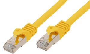 Patchkabel S/FTP Cat.7 gelb 7,5m