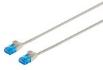 Slim Patchkabel U/UTP Cat.6 grau 1,0m