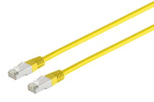Patchkabel S/FTP Cat.6 gelb 1,0m