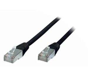 Patchkabel F/UTP Cat.5e schwarz 5,0m