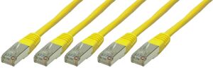 TP-Patchkabel Cat.6 S/FTP PIMF (VE5) gelb 1,0m