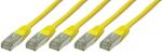 TP-Patchkabel Cat.6 S/FTP PIMF (VE5) gelb 1,0m