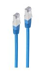 Patchkabel S/FTP Cat.6 halogenfrei blau 15,0m
