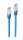 Patchkabel S/FTP Cat.6 halogenfrei blau 15,0m