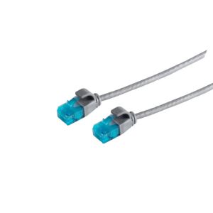 Slim Patchkabel U/UTP Cat.6 grau 3,0m