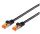 Outdoor Patchkabel S/FTP Cat.6a schwarz 10,0m