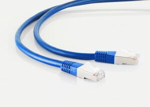 Patchkabel S/FTP Cat.6 halogenfrei blau 7,5m