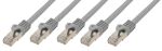 TP-Patchkabel S/FTP PIMF Rohkabel Cat.7 (VE5) grau 1,5m