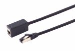 Patchkabel Verlängerung Cat. 8.1 schwarz 2,0m