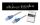 shiverpeaks Patchkabel CAT 6a easy pull grau 0,5m