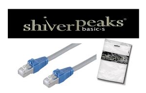 shiverpeaks Patchkabel CAT 6a easy pull grau 0,25m