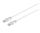 Patchkabel S/FTP Cat.6 halogenfrei weiß 7,5m
