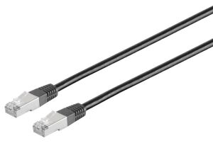 Patchkabel SF/UTP Cat.5e schwarz 15,0m