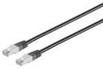Patchkabel SF/UTP Cat.5e schwarz 15,0m