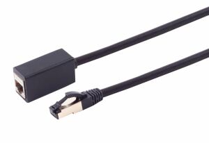 Patchkabel Verlängerung Cat. 8.1 schwarz 3,0m