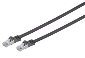 PUR Patchkabel Cat.7 S/FTP schwarz 1,5m