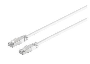 Patchkabel S/FTP Cat.6 (VE5) weiß 0,5m