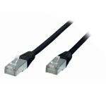 Patchkabel F/UTP Cat.5e schwarz 2,0m