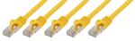 Patchkabel S/FTP Cat.7 (VE5) gelb 2,0m