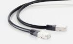 Patchkabel F/UTP Cat.5e schwarz 1,0m