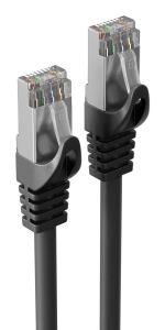 PUR Patchkabel Cat.7 S/FTP schwarz 0,25m