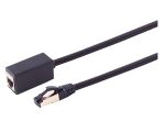 Patchkabel Verlängerung Cat. 8.1 schwarz 1,0m